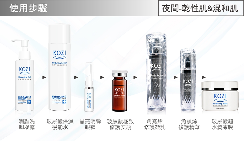 (買一送一)KOZI蔻姿 角鯊烯修護精華30ml(限量鑽石瓶)x2