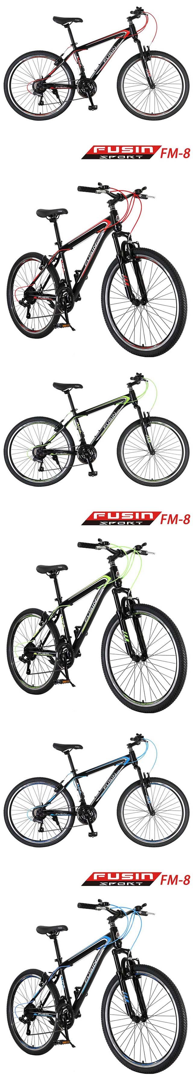 【FUSIN】FM-8 26吋 日本SHIMANO 21速 登山車-服務升級版