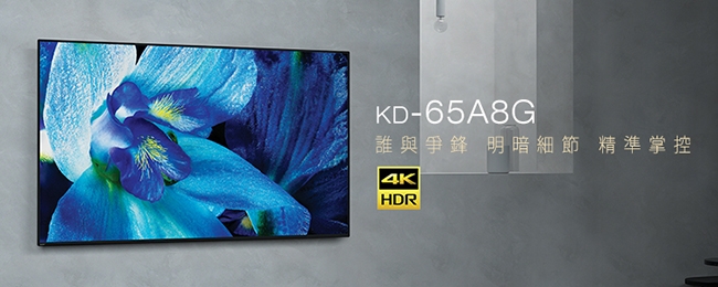 SONY 65吋 4K OLED 聯網 液晶電視 KD-65A8G