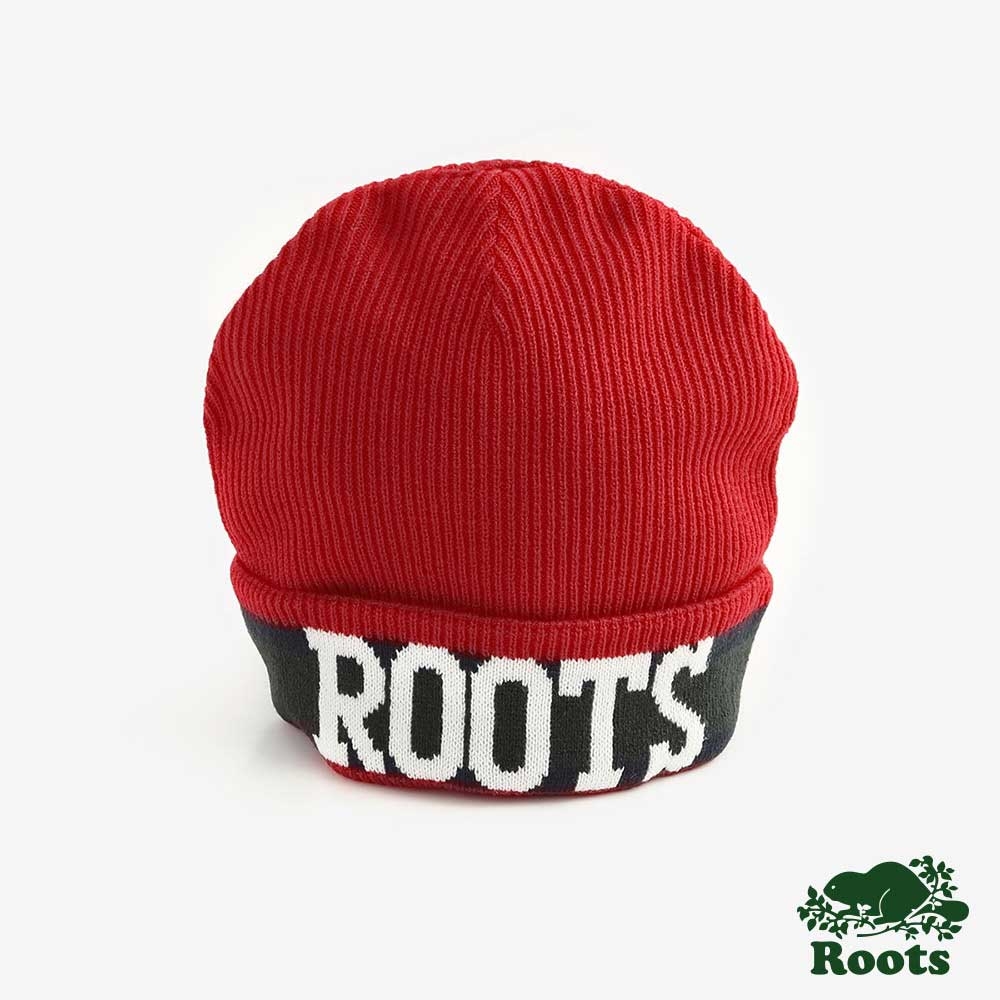 ROOTS配件- 周年紀念針織帽-紅色