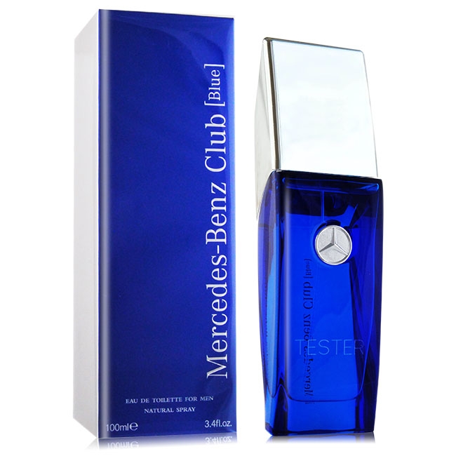 Mercedes Benz 賓士湛藍之星男性淡香水CLUB BLUE 100ml EDT-國際航空版