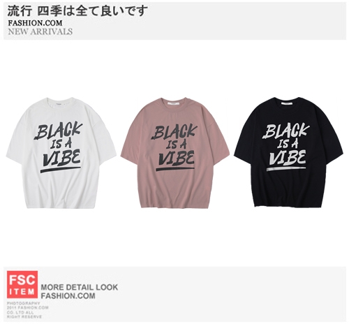 FASHION館 古著vibe油漆字照片T 落肩短T 下北澤