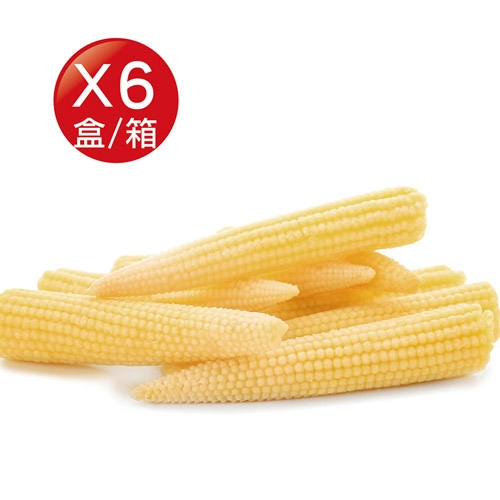 Global Fresh 非基因改良品種-泰國玉米筍 100g/盒，6盒/箱