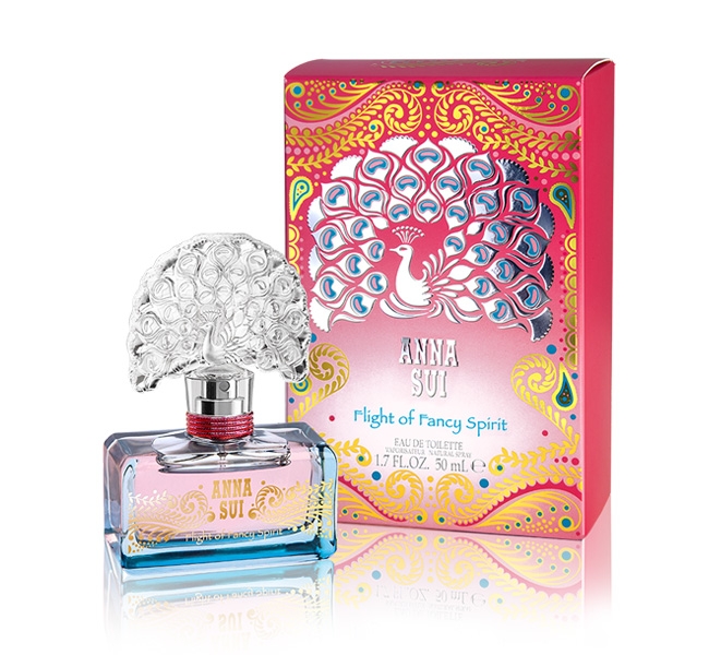ANNA SUI 光之翎雀蜜意禮盒(50ml淡香水+彩色毛球吊飾)