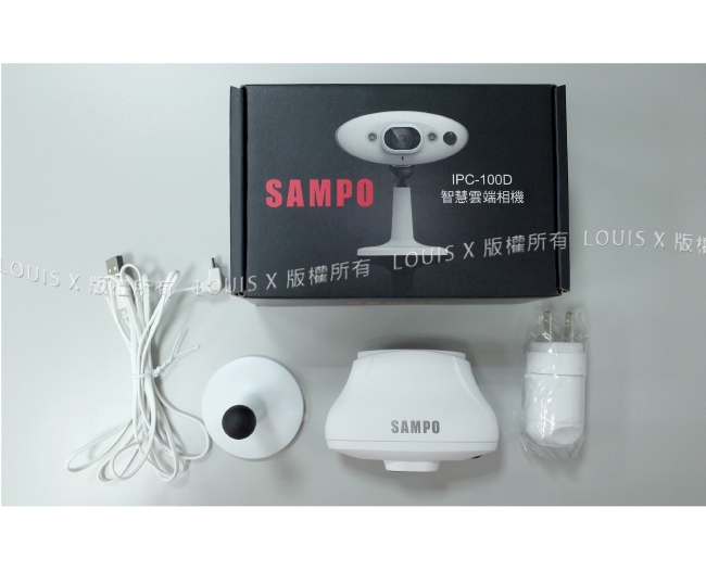 SAMPO 聲寶 IPC-100D雲端監控攝影機