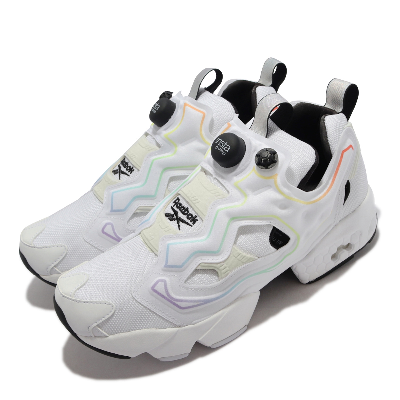 Reebok 休閒鞋Instapump Fury OG 男鞋海外限定充氣科技Pride 彩虹襪套