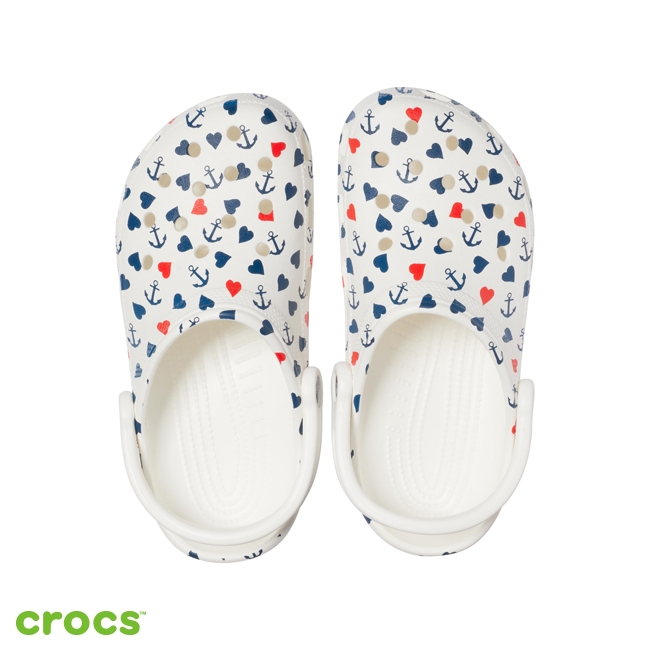 Crocs 卡駱馳 (中性鞋) 經典航海印花克駱格 206053-94S