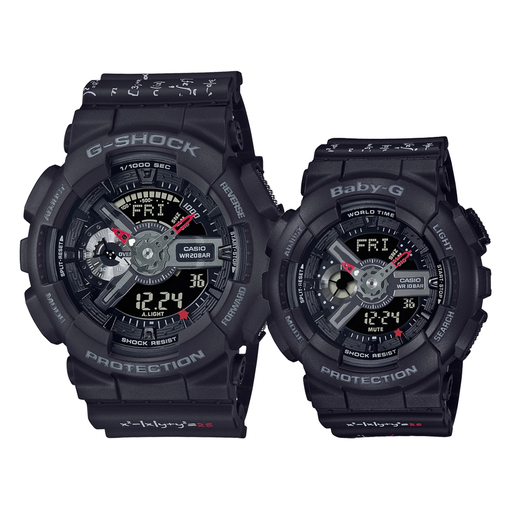 CASIO 卡西歐G-SHOCK BABY-G 限量對錶愛的方程式天使與惡魔25