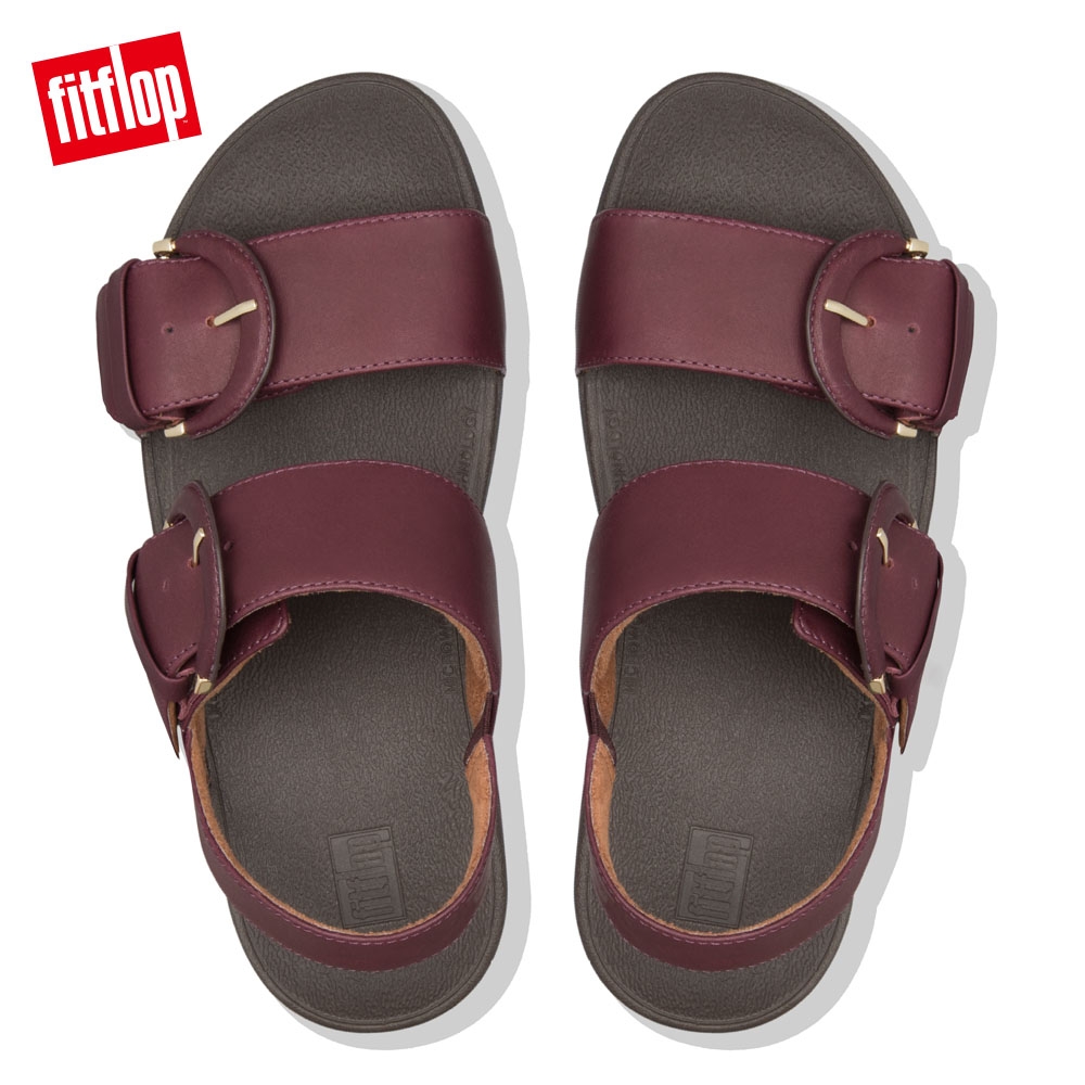 FitFlop AMALITA BUCKLE BACK STRAP SANDALS深莓