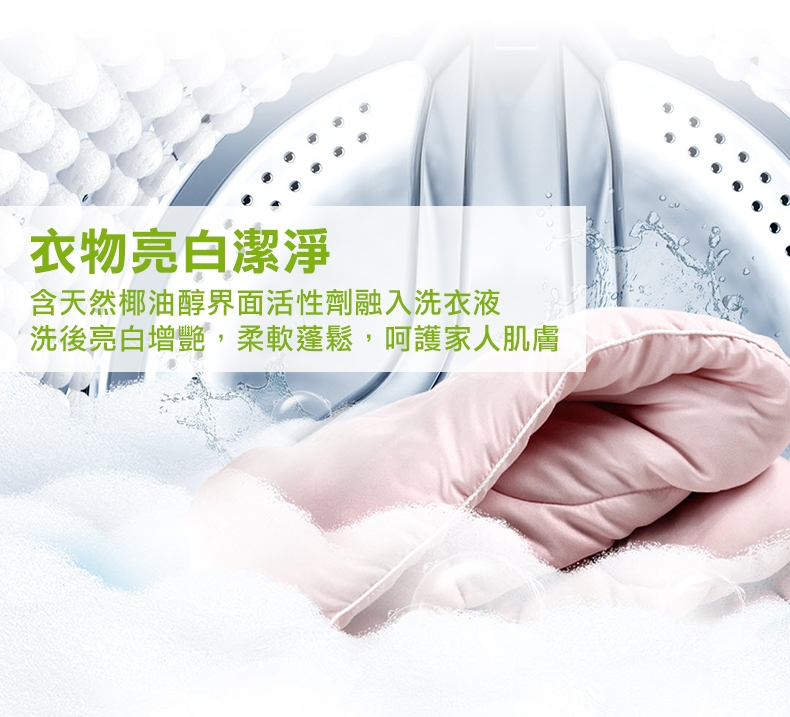毛寶 天然植物洗衣精-補充包(2000gX6入/箱)