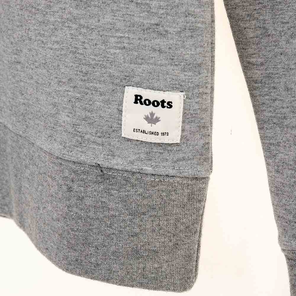 ROOTS 女裝-金棕庫柏海狸圓領上衣-灰色