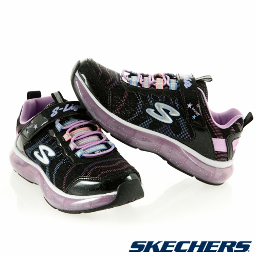 SKECHERS 女童系列 LIGHT SPARKS - 20283LBKMT