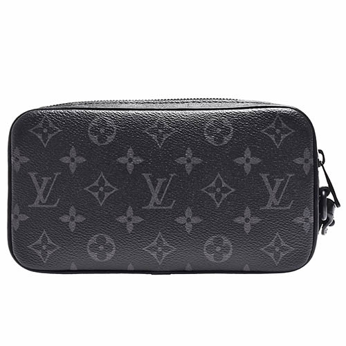 Authentic LOUIS VUITTON Monogram Eclipse Pochette Volga M68321 Bag  #260-003