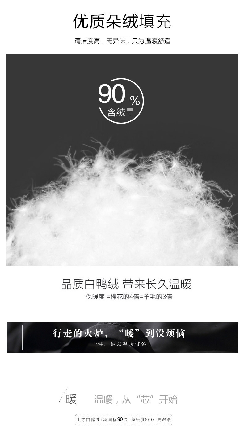 Mandy國際時尚 羽絨外套 冬 白鴨絨90%狐狸毛領寬鬆羽絨外套(2色)