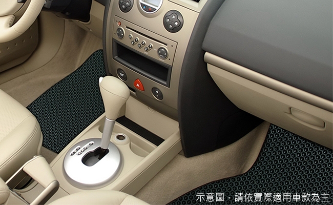 CARBUFF 汽車腳踏墊 BMW X5 F15/F85 適用 / 蜂巢式防水車墊