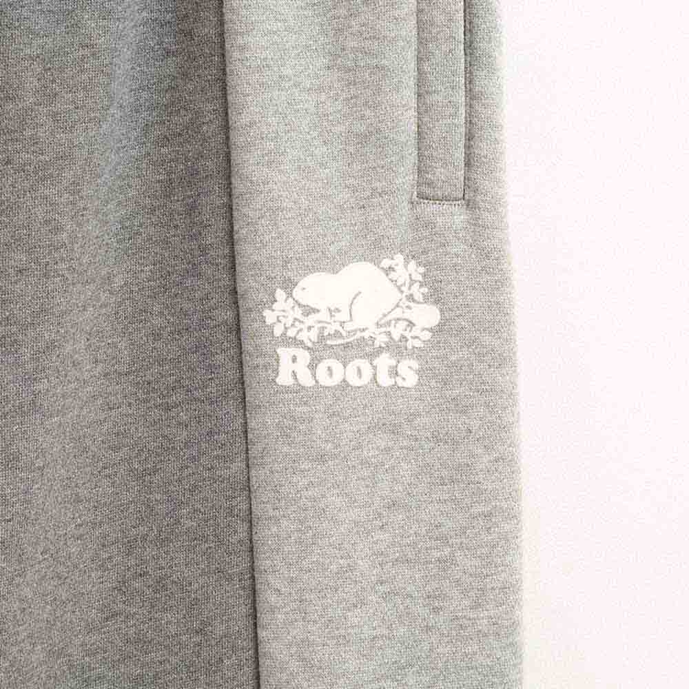 男裝ROOTS 周年系列學院刷毛棉質長褲-灰色