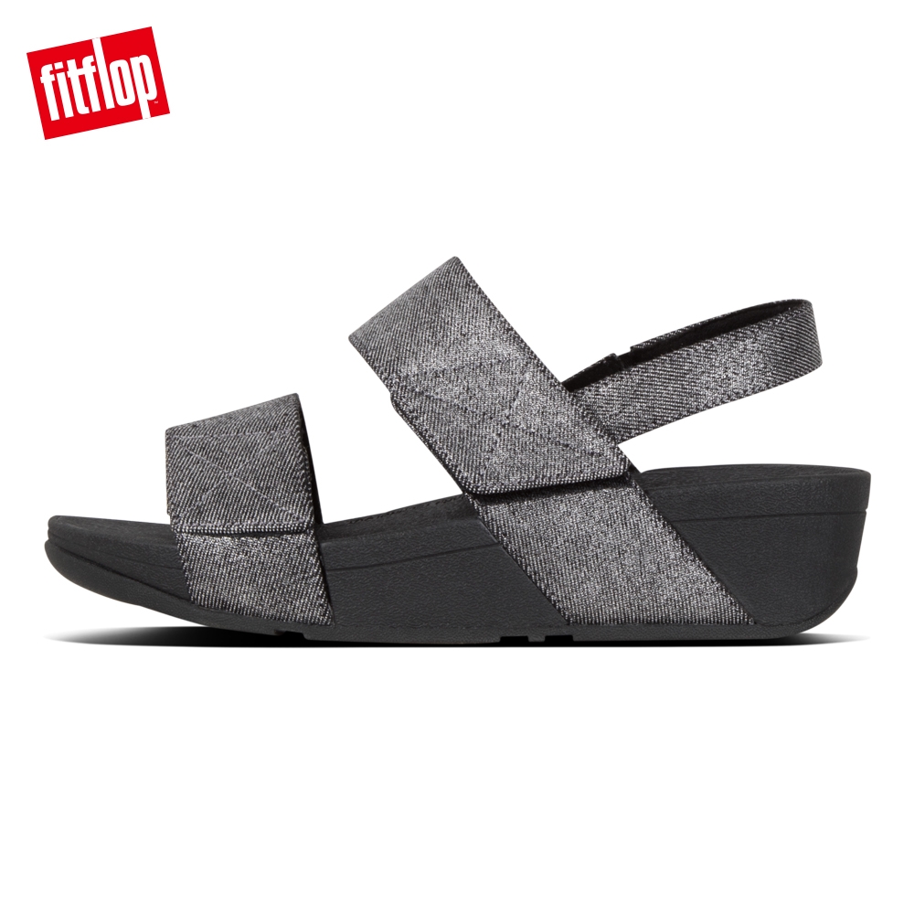 FitFlop MINA DENIM BACK STRAP SANDALS 靚黑色