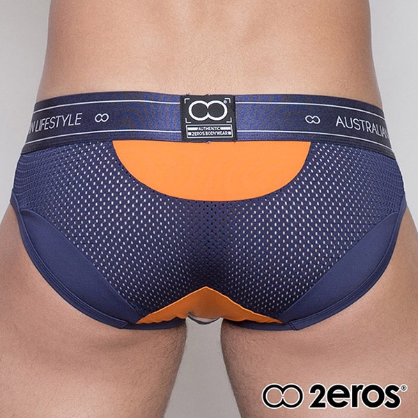 2EROS 冷冽系列-超彈性透氣型男三角內褲(海藍色)