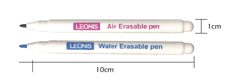 日本製造LEONIS拼布筆裁縫記號筆記消失筆水消筆水洗筆消溶筆水溶筆91620(2支入)