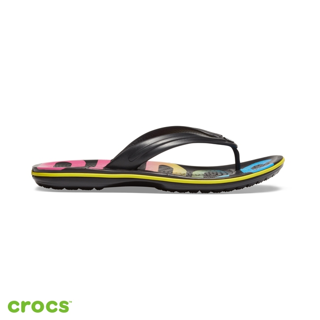 Crocs 卡駱馳 (中性鞋) 卡駱班印花人字拖 205943-0C4