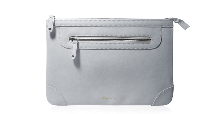 MONOCOZZI Posh 皮革保護內袋 for Macbook Air 11吋-深藍