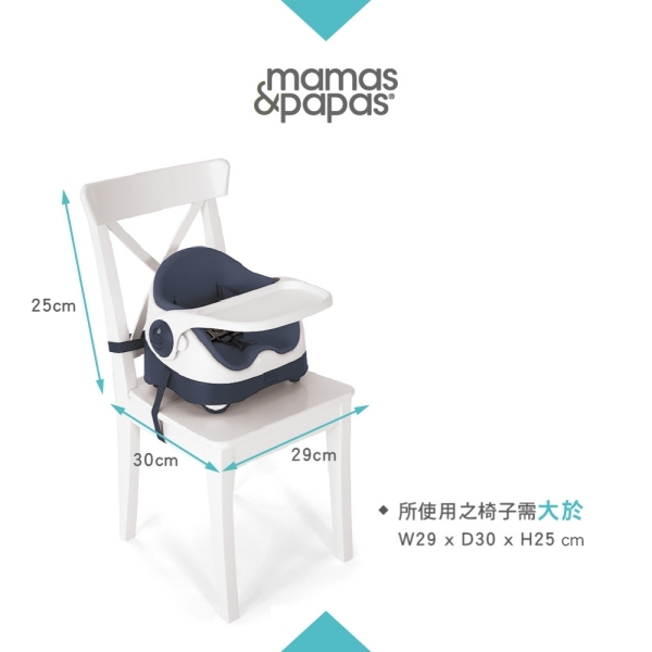 【Mamas & Papas】三合一都可椅-潛艇藍(CF)