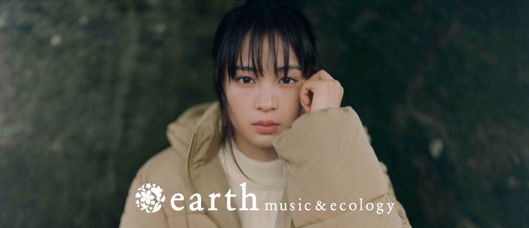 earth music 格紋圖案側百摺腰帶裝飾長裙