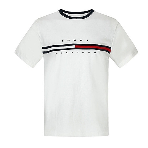 tommy hilfiger logo flag t shirt