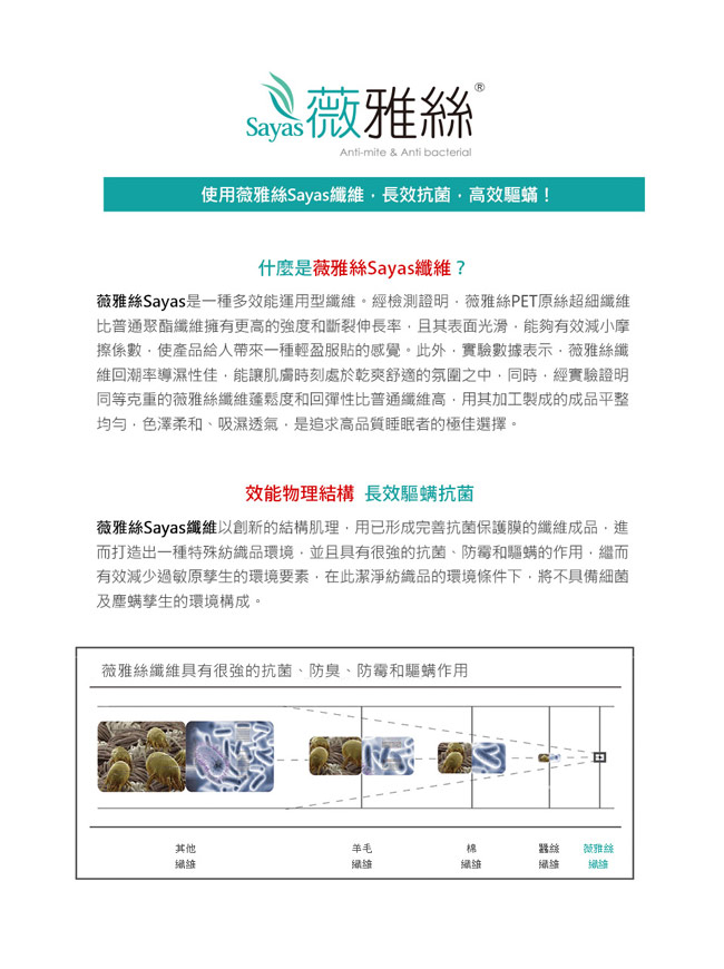 HOYACASA奢享 雙人四件式300織抗菌精梳長絨棉兩用被床包組