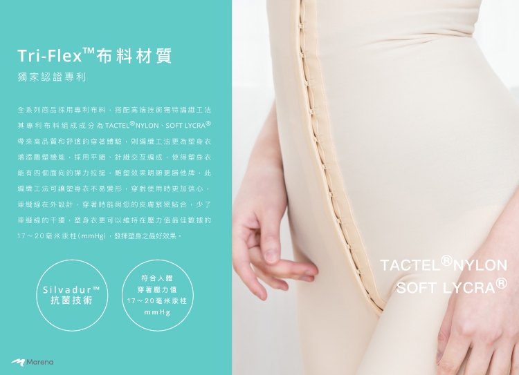 【Marena】強效完美塑形系列 護腰美背膝上型排扣式塑身衣 膚色