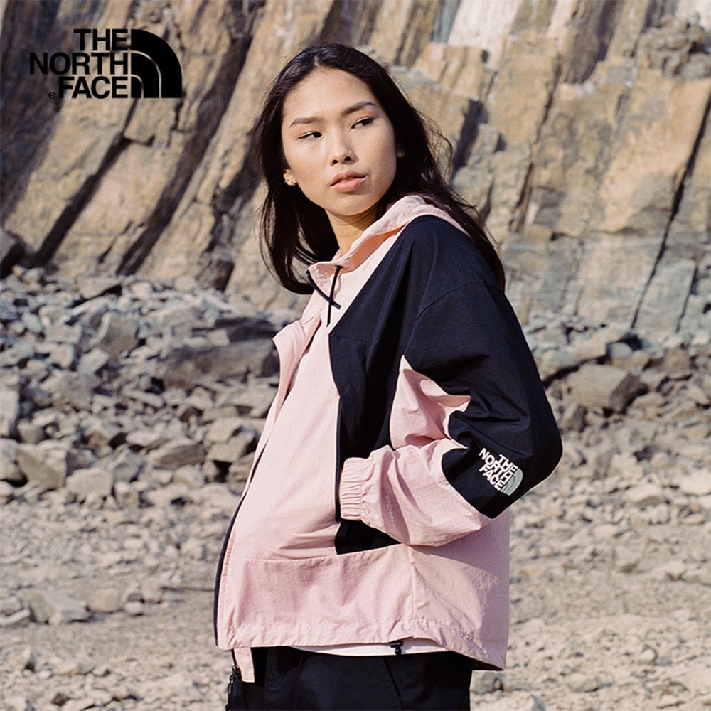 The North Face W PERIL WIND JACKET- AP 女風衣外套粉-NF0A5K16UBF