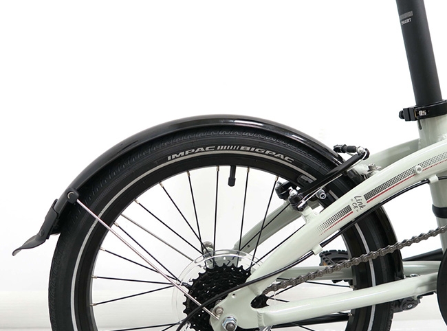 Tern 2019Link C8 20吋8速鋁合金折疊單車-亮水泥色底灰標紅線