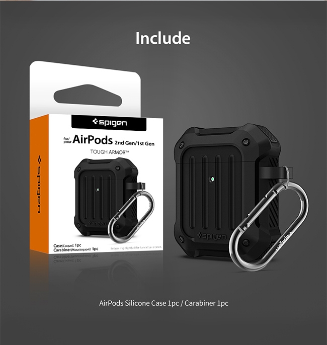 SGP / Spigen AirPods 2/1- Tough Armor防摔保護殼