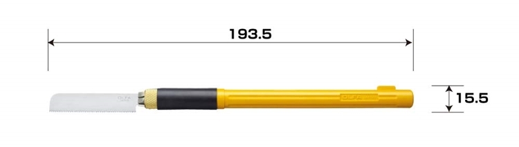 日本製造OLFA筆型手鋸刀筆刀型模型鋸刀模型刀筆型鋸刀裁鋸子167B(附細刃和寬刃鋸片)
