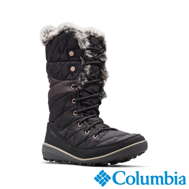 Columbia 哥倫比亞 女款- Omni TECH防水3D保暖雪靴-黑色