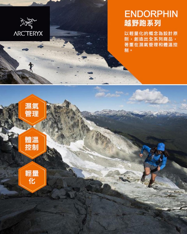 Arcteryx 始祖鳥 男 Motus 快乾長袖圓領衫 黑