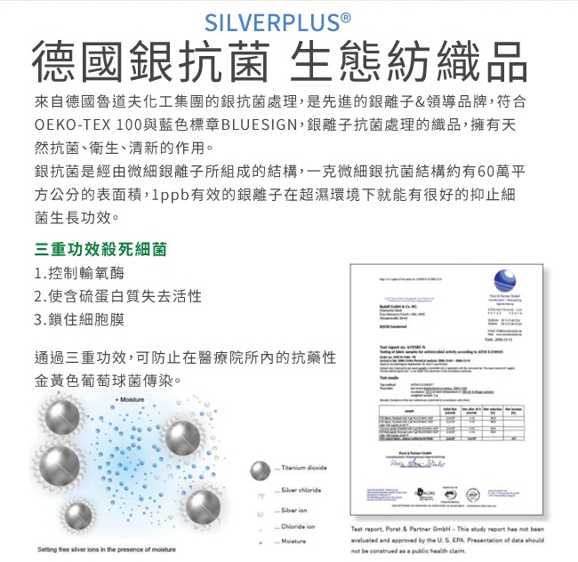 雙人5尺-Valentino Coupeau 銀離子抗菌+防蹣12.8cm記憶床