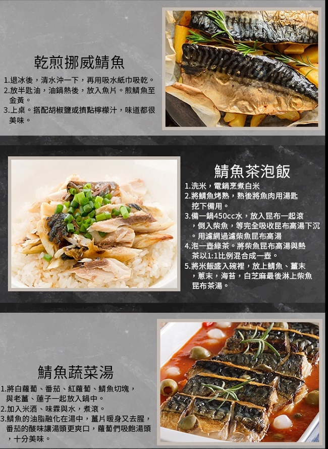 【漁季水產】挪威鯖魚一夜干6片組(150g±10%/片)