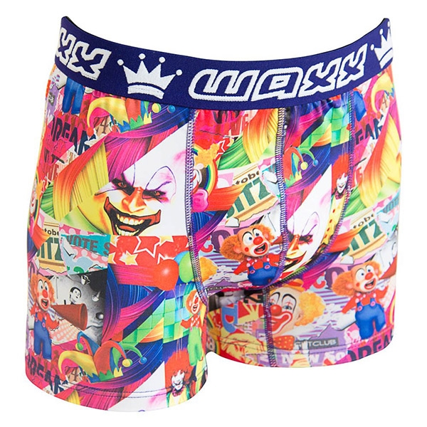 WAXX小丑娛樂設計款高質感吸濕排汗四角褲男內褲