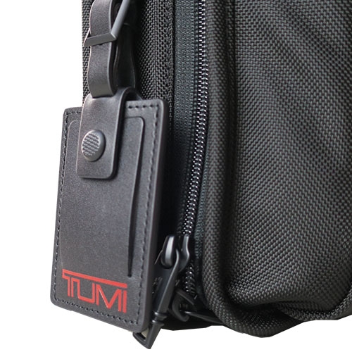 TUMI Alpha 2 Expandable 尼龍電腦15吋斜背/公事包-黑