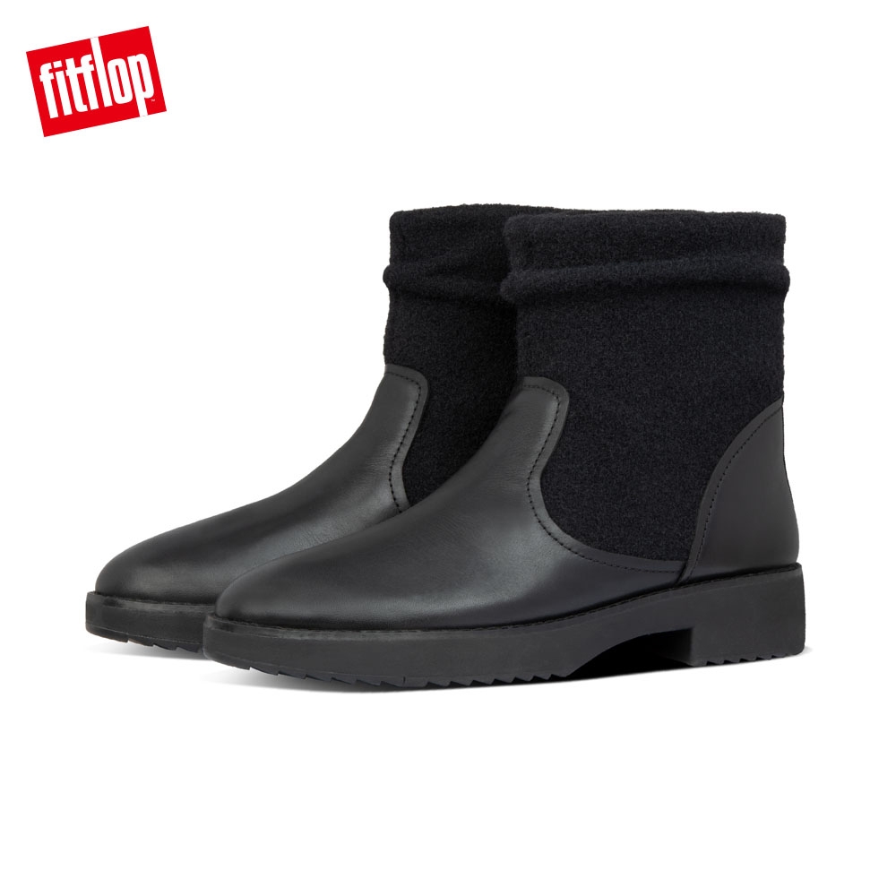 FitFlop NISSE MIXTE ANKLE BOOTS 短靴 靚黑色