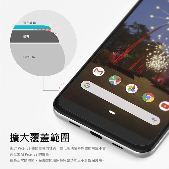 【Ringke】Pixel 3a [ID Glass]強化玻璃螢幕保護貼