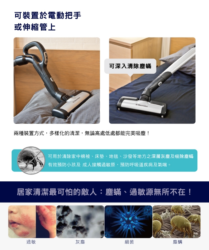 Electrolux 伊萊克斯智慧型電動滾刷吸頭(219805101)