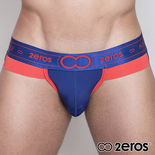2EROS 絕代系列-超彈性透氣型男後空褲(藍紫色)
