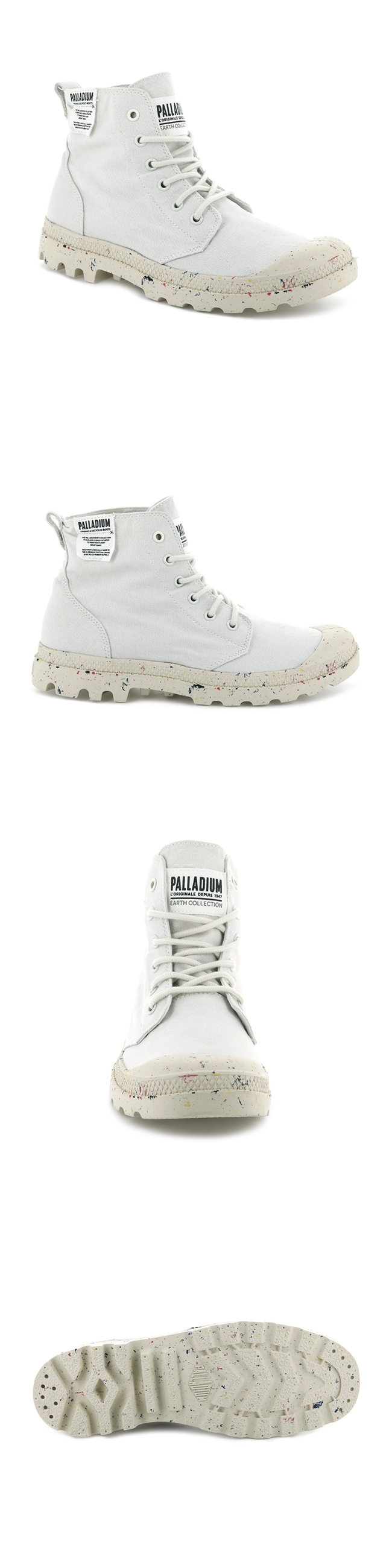 Palladium PAMPA HI ORGANIC 男休閒鞋 白色