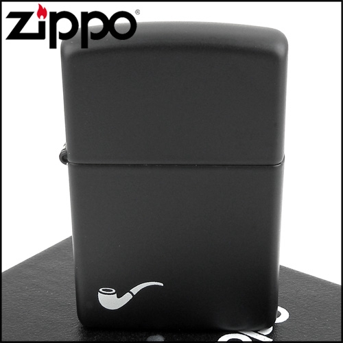 ZIPPO 美系~Pipe Lighter~煙斗用打火機~黑色烤漆