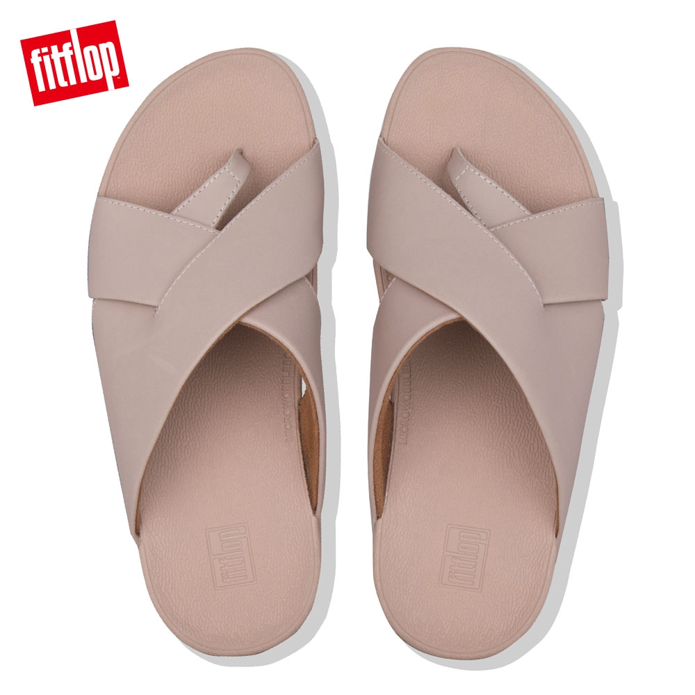 FitFlop MOCCA NOVAWEAVE TOE THONGS 貂褐色