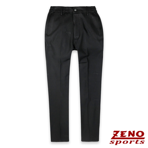 ZENO 保暖刷毛彈力圓點機能長褲-二色