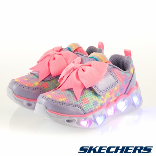 SKECHERS 女嬰童系列HEART LIGHTS - 20265NLVPK