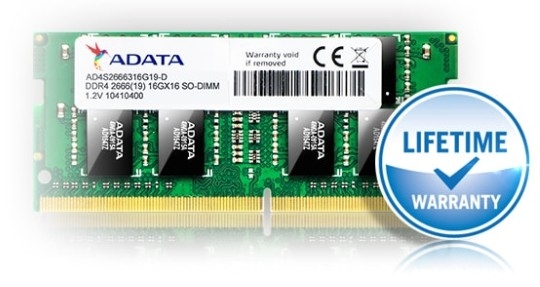 威剛NB-DDR4 2666 4G 筆記型記憶體 (512X16)